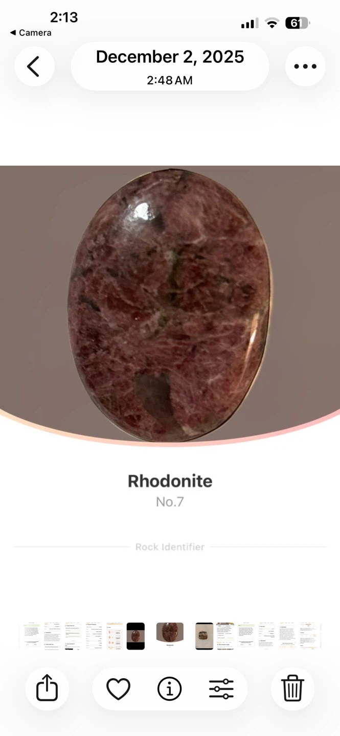 Oval Pink Gemstone Pendant with Sterling Silver frame - photo 5