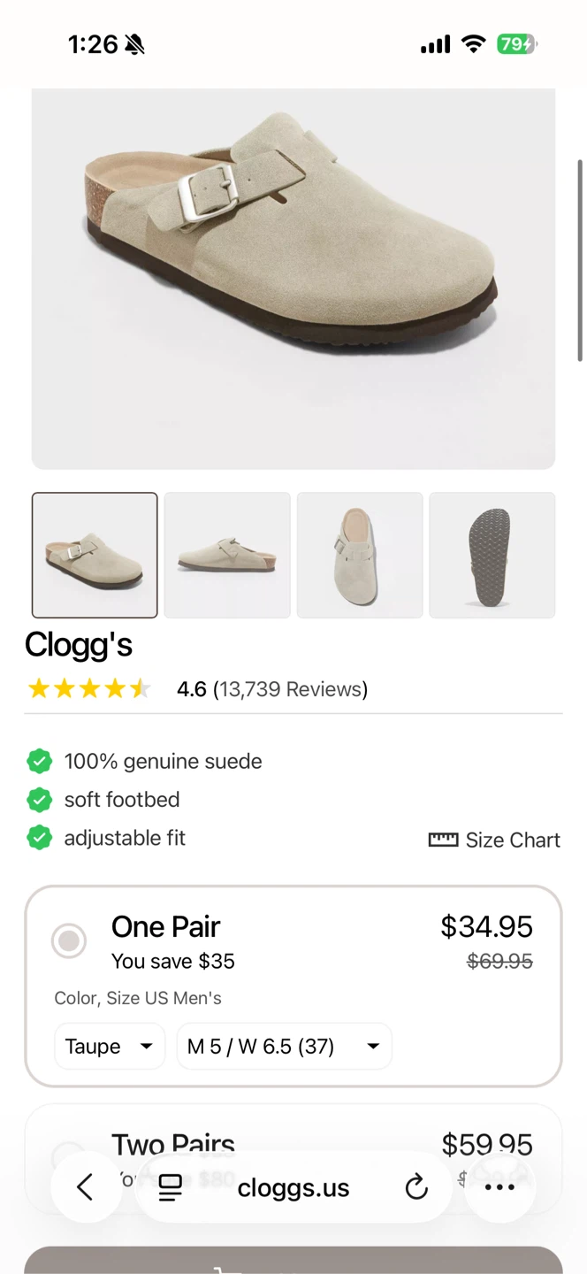 Size: 9 Mens “Clogs Shoe” - photo 4