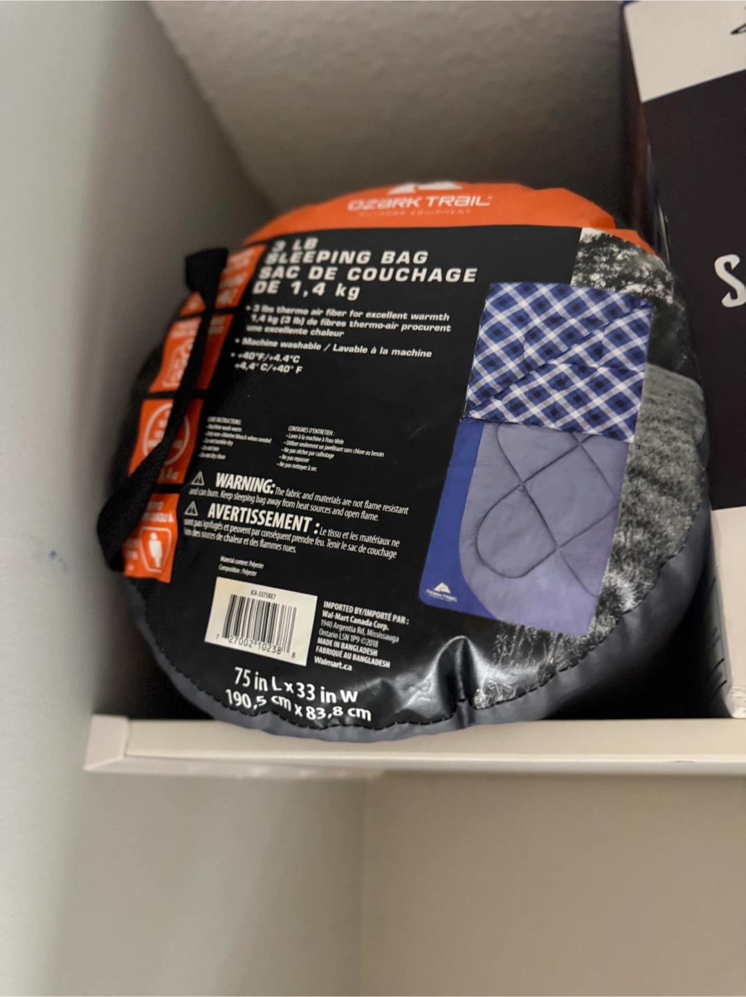 Ozark Trail 3 LB Sleeping Bag