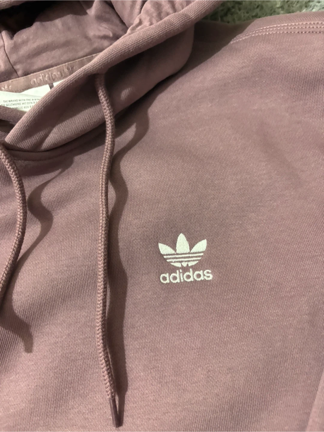 Adidas Trefoil Logo Hoodie - Size M - photo 2