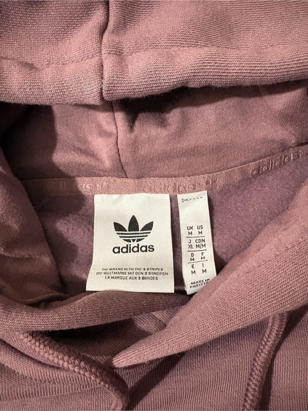 Adidas Trefoil Logo Hoodie - Size M - photo 3