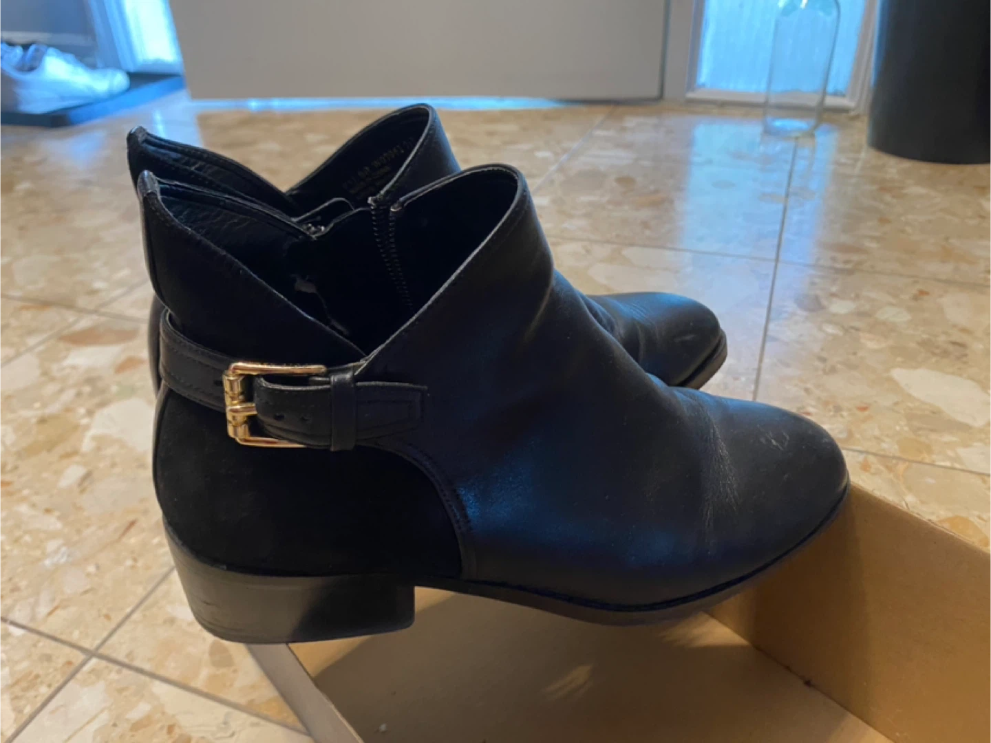 Cole Haan Women’s Buckle Black Boots (Size 7) - photo 2