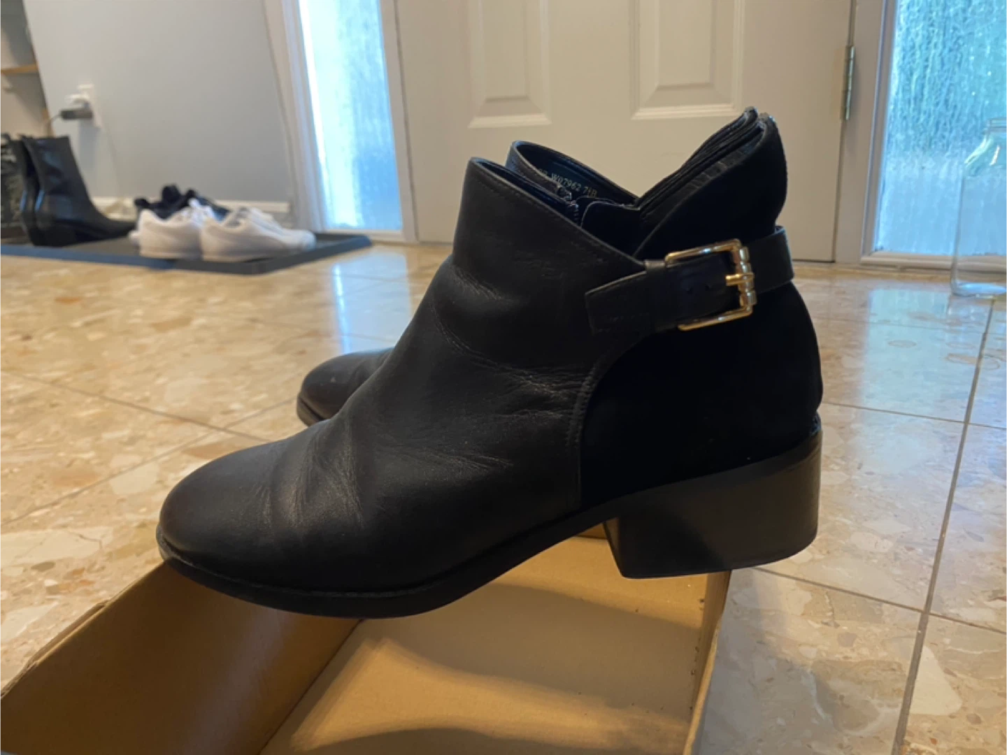 Cole Haan Women’s Buckle Black Boots (Size 7)