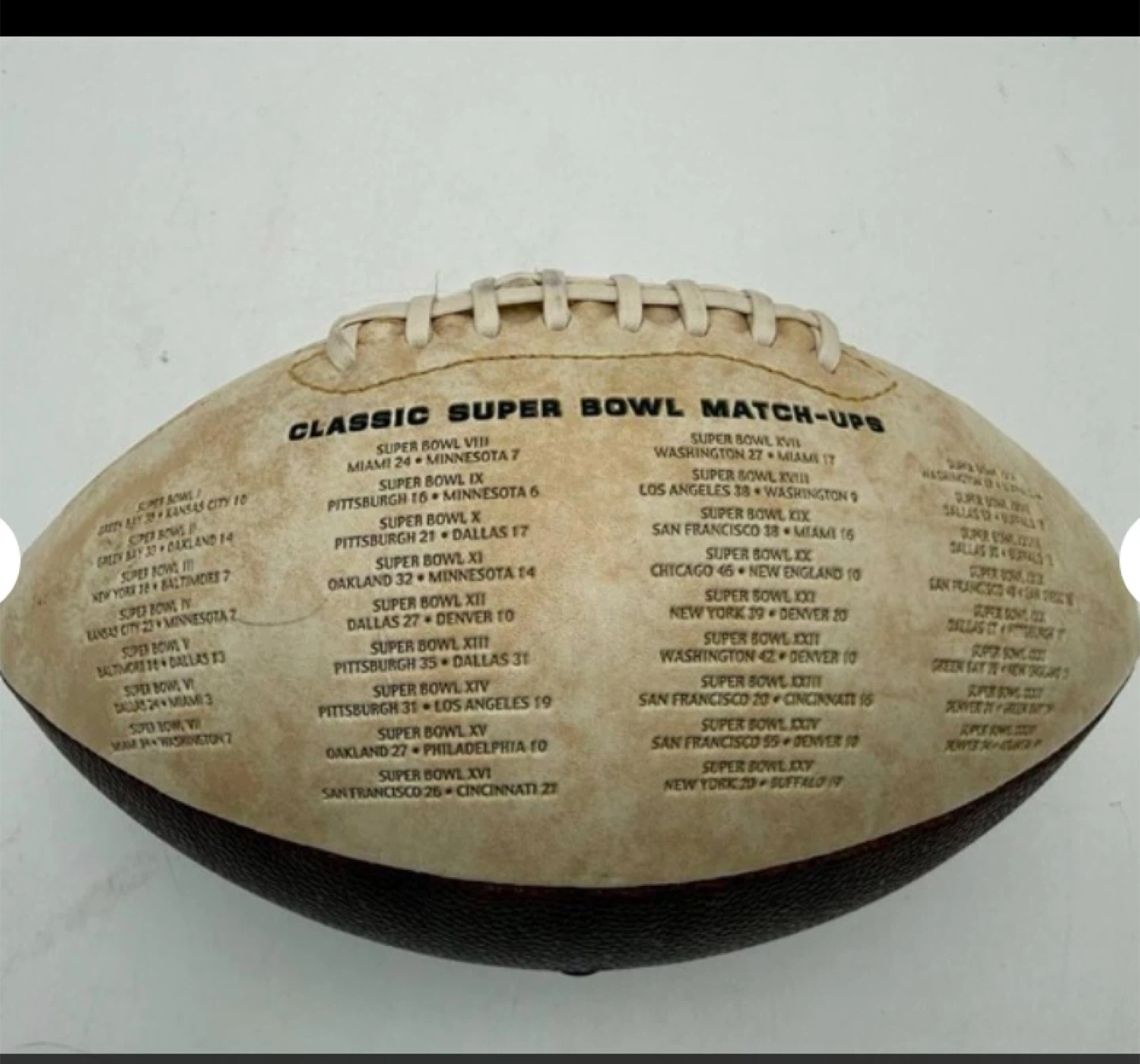 Super Bowl 2000 Limited Edition Football - photo 3