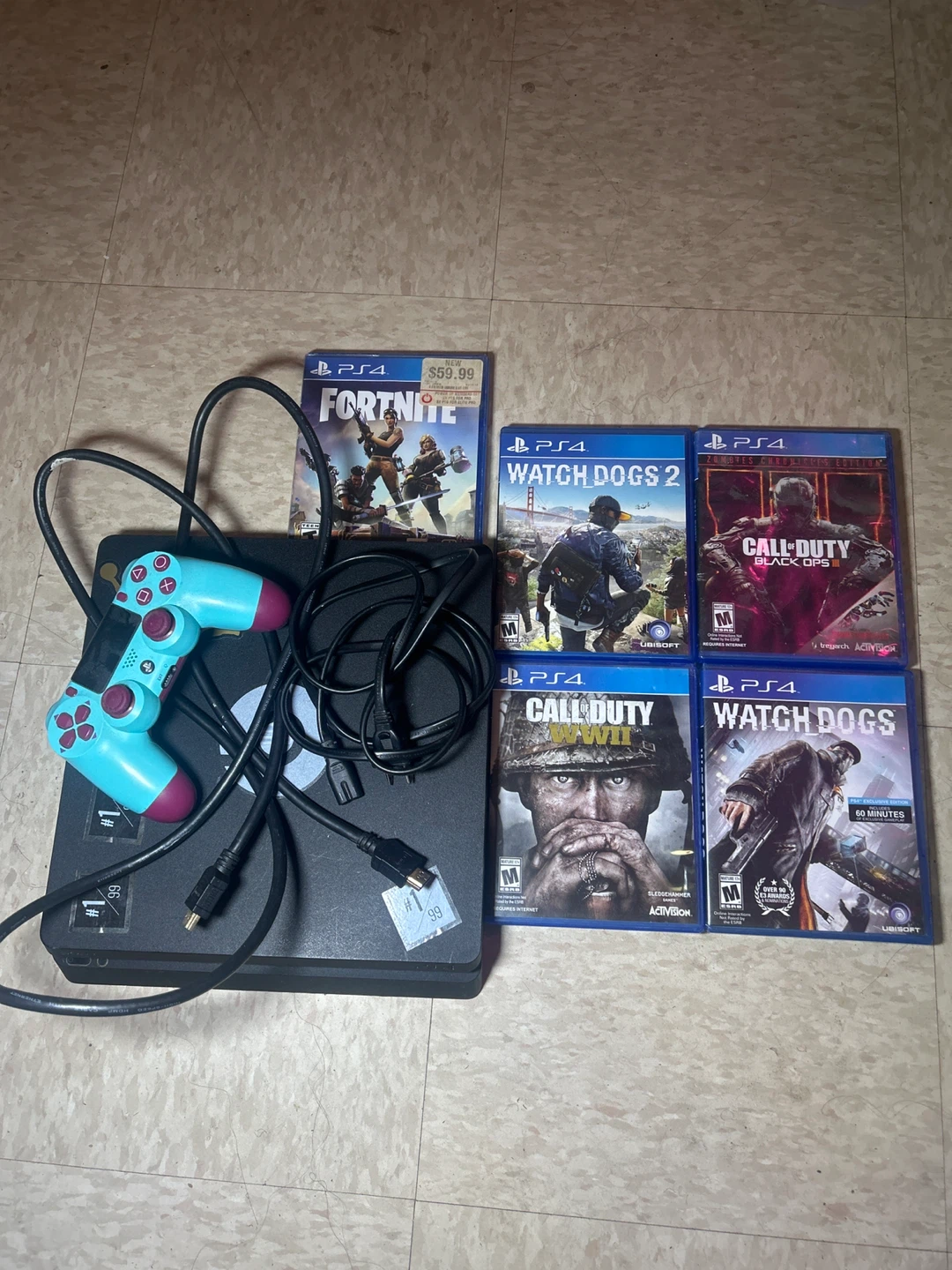 PlayStation 4 Console with 5 Games