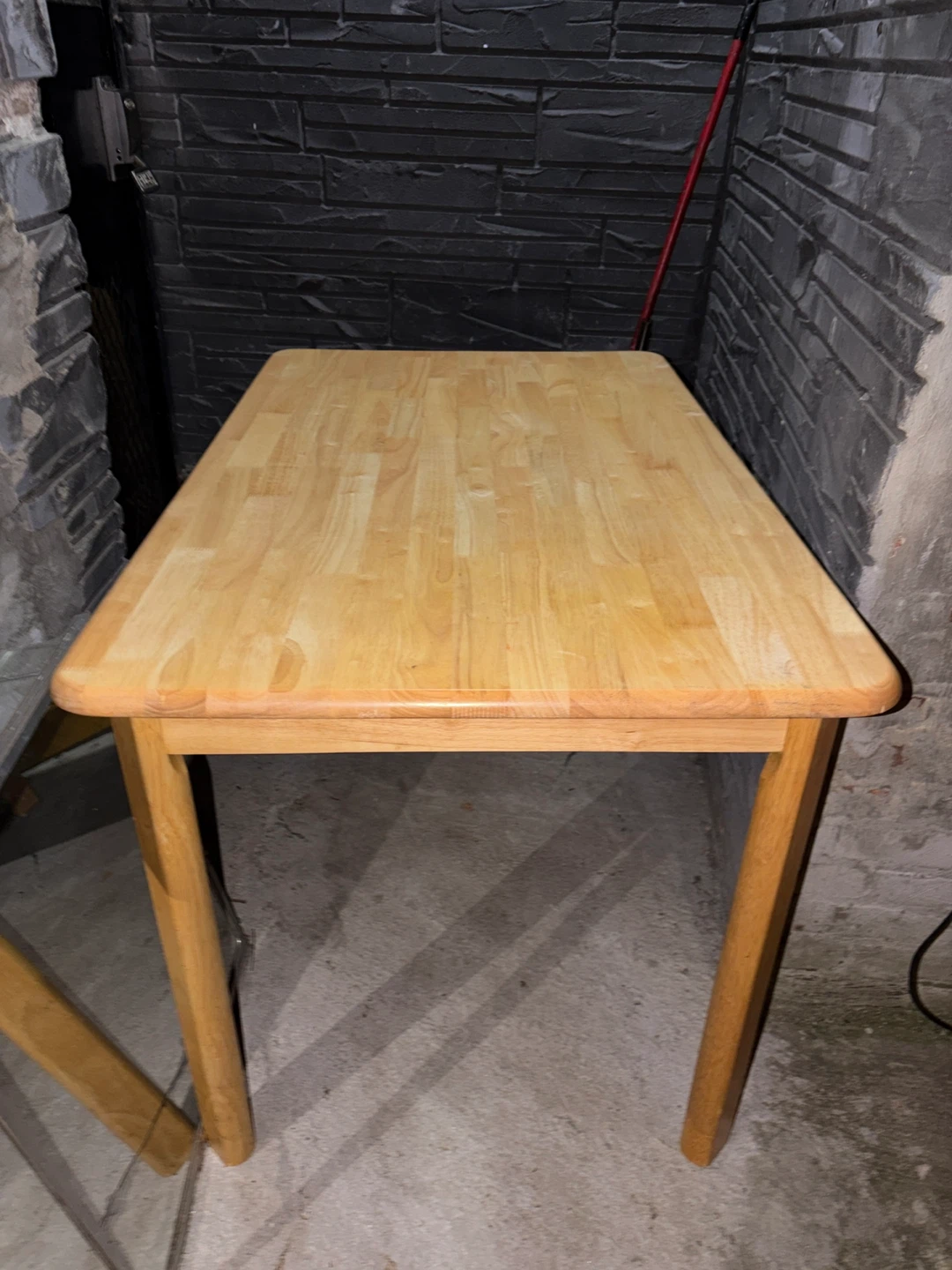 Light Wood  butcher block Dining Table