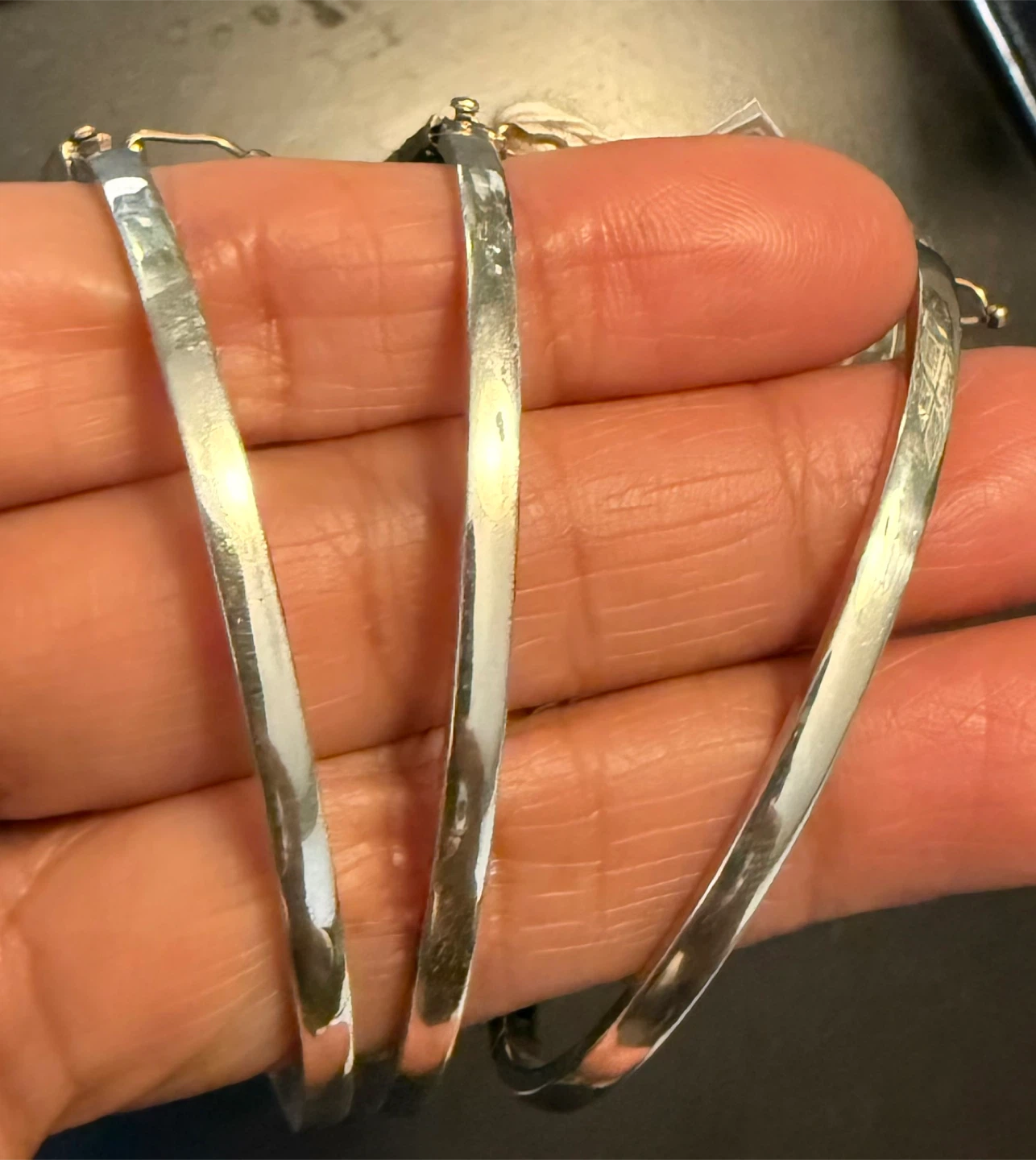 $50 each Sterling Silver Bracelets with Copper and stones - photo 3