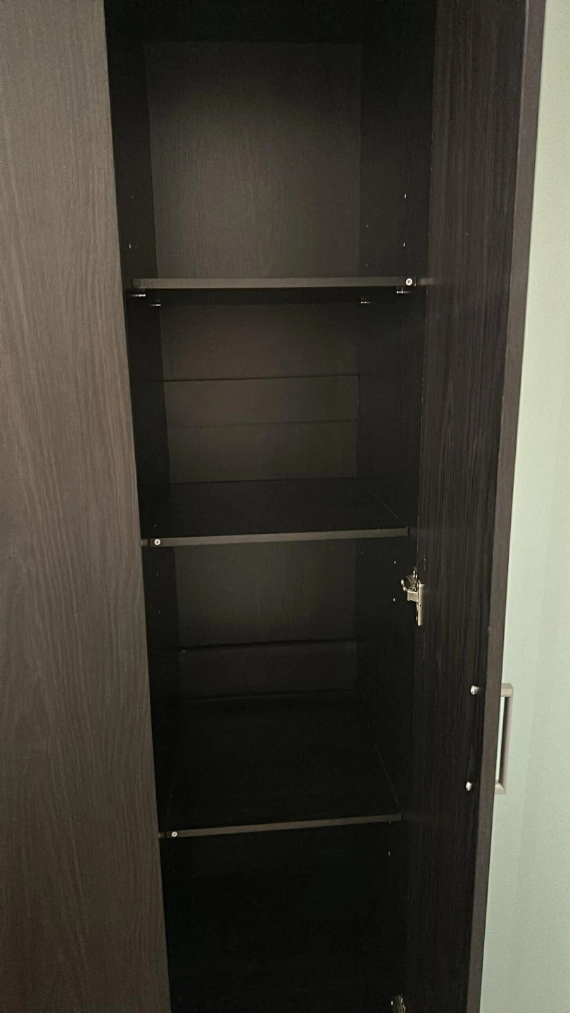 Dark Wood 3-Door Wardrobe - photo 3