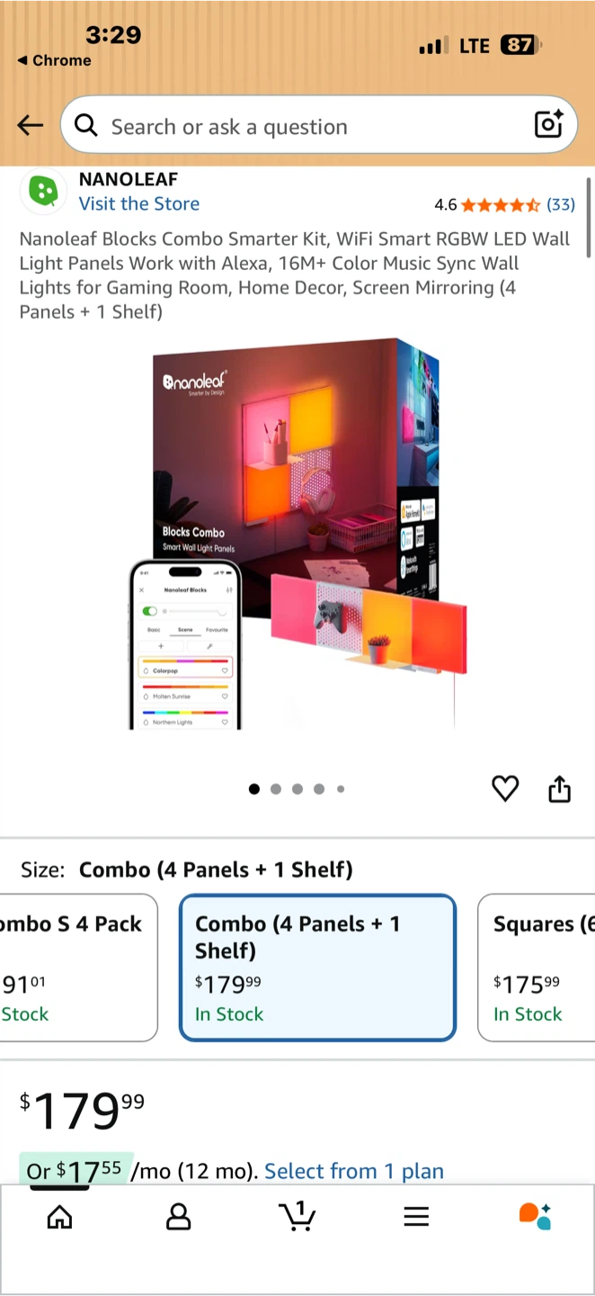 Nanoleaf Blocks Combo Smarter Kit 4 panels - photo 4