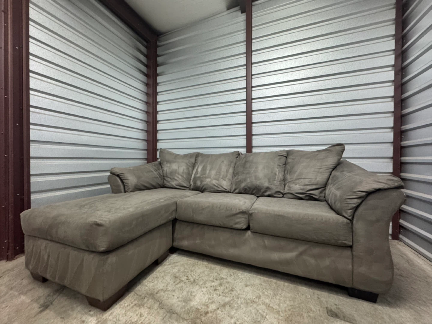 Light grey sectional - photo 2