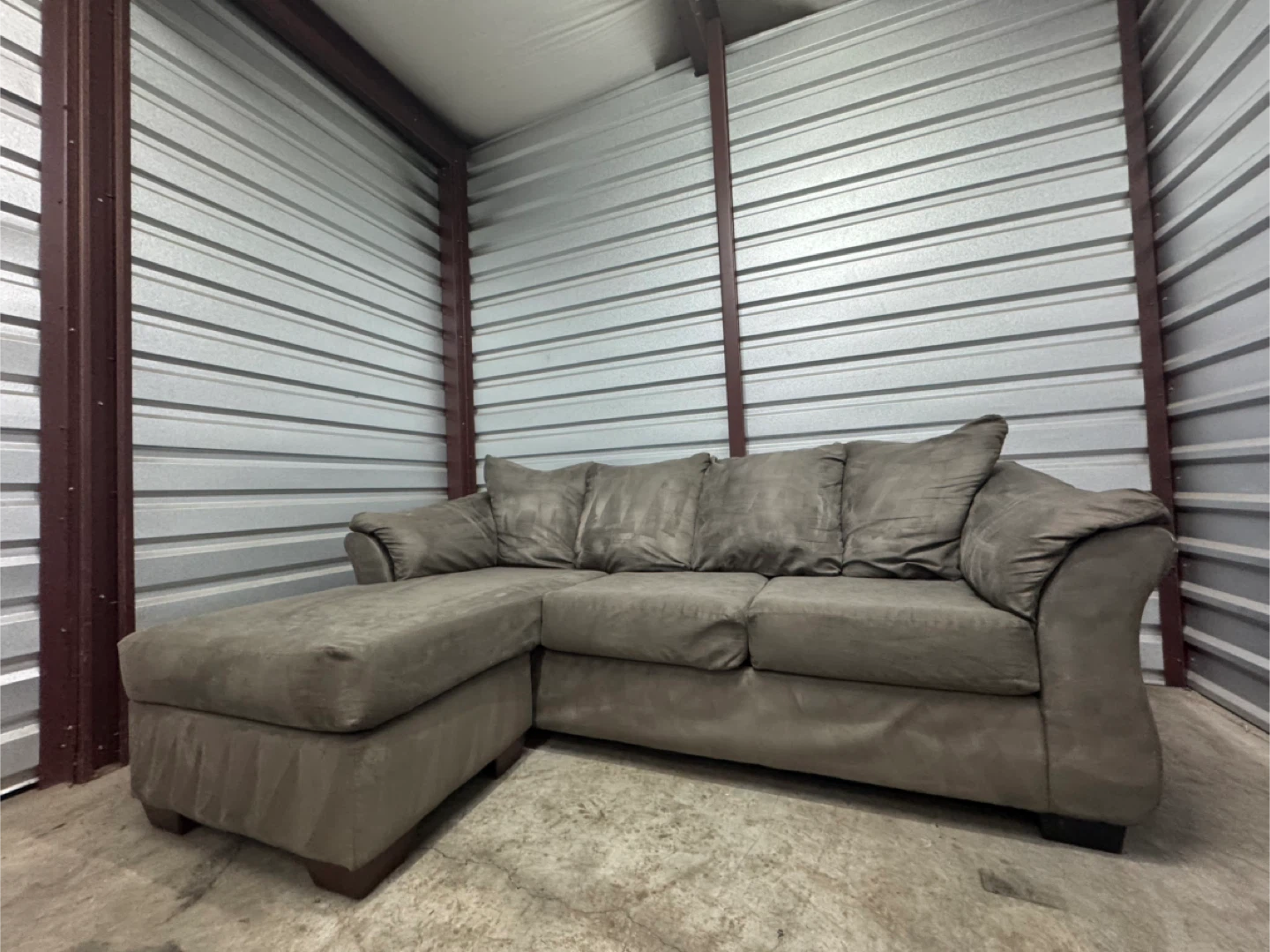 Light grey sectional