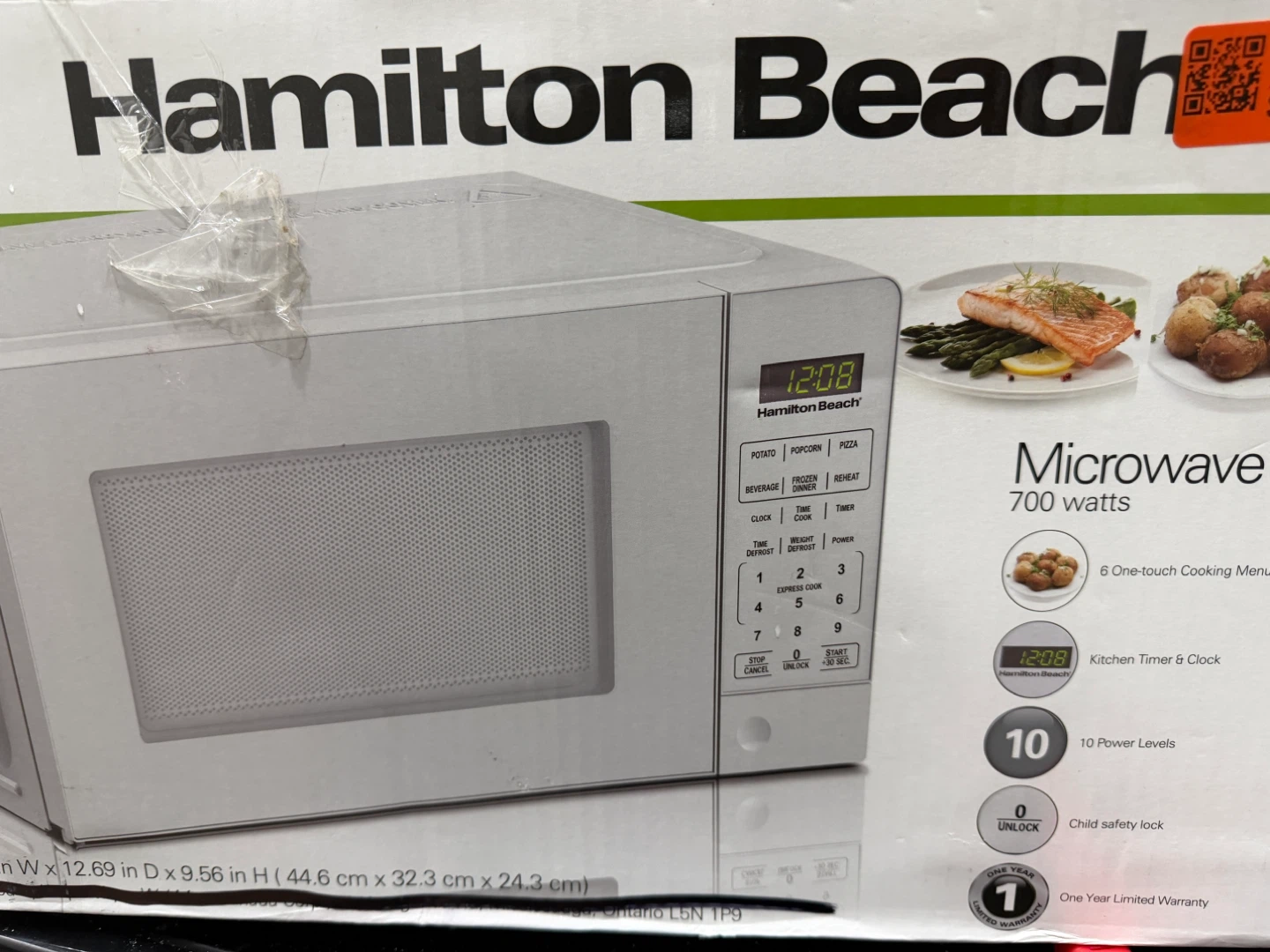 Hamilton Beach Microwave 700 Watts