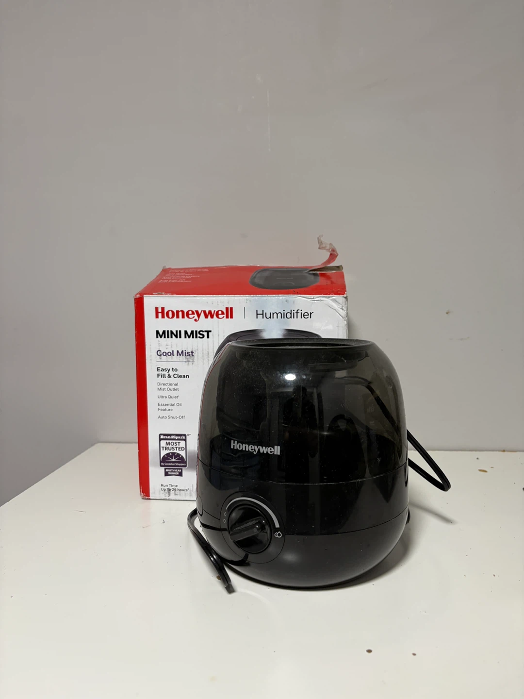 Honeywell Mini Mist Cool Mist Humidifier - Black - photo 2