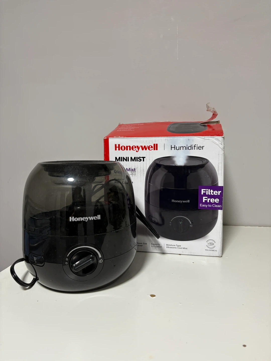 Honeywell Mini Mist Cool Mist Humidifier - Black - photo 3