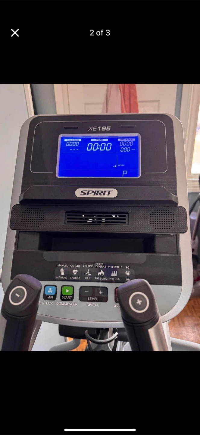 Spirit XE195 Elliptical - photo 2