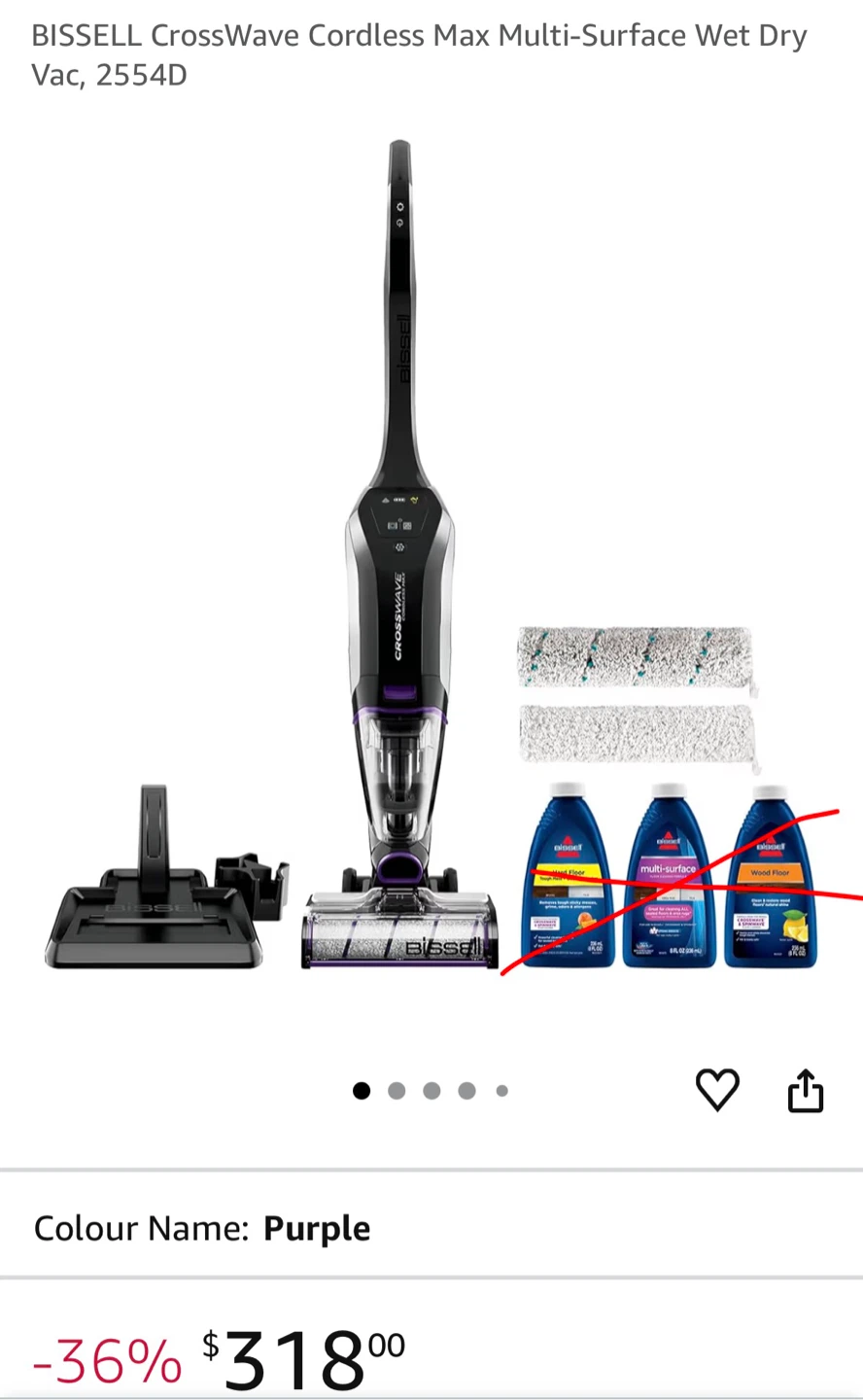 BISSELL CrossWave Cordless Max