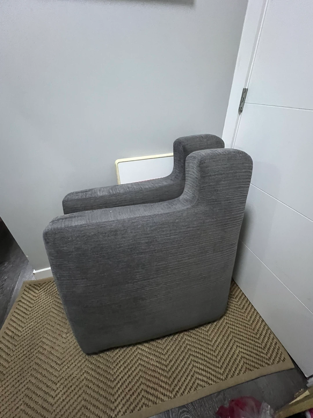 Grey Corduroy Couch Cushions +