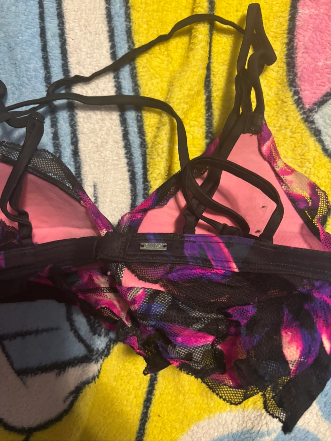 PINK Victoria's Secret Floral Bralette - photo 2