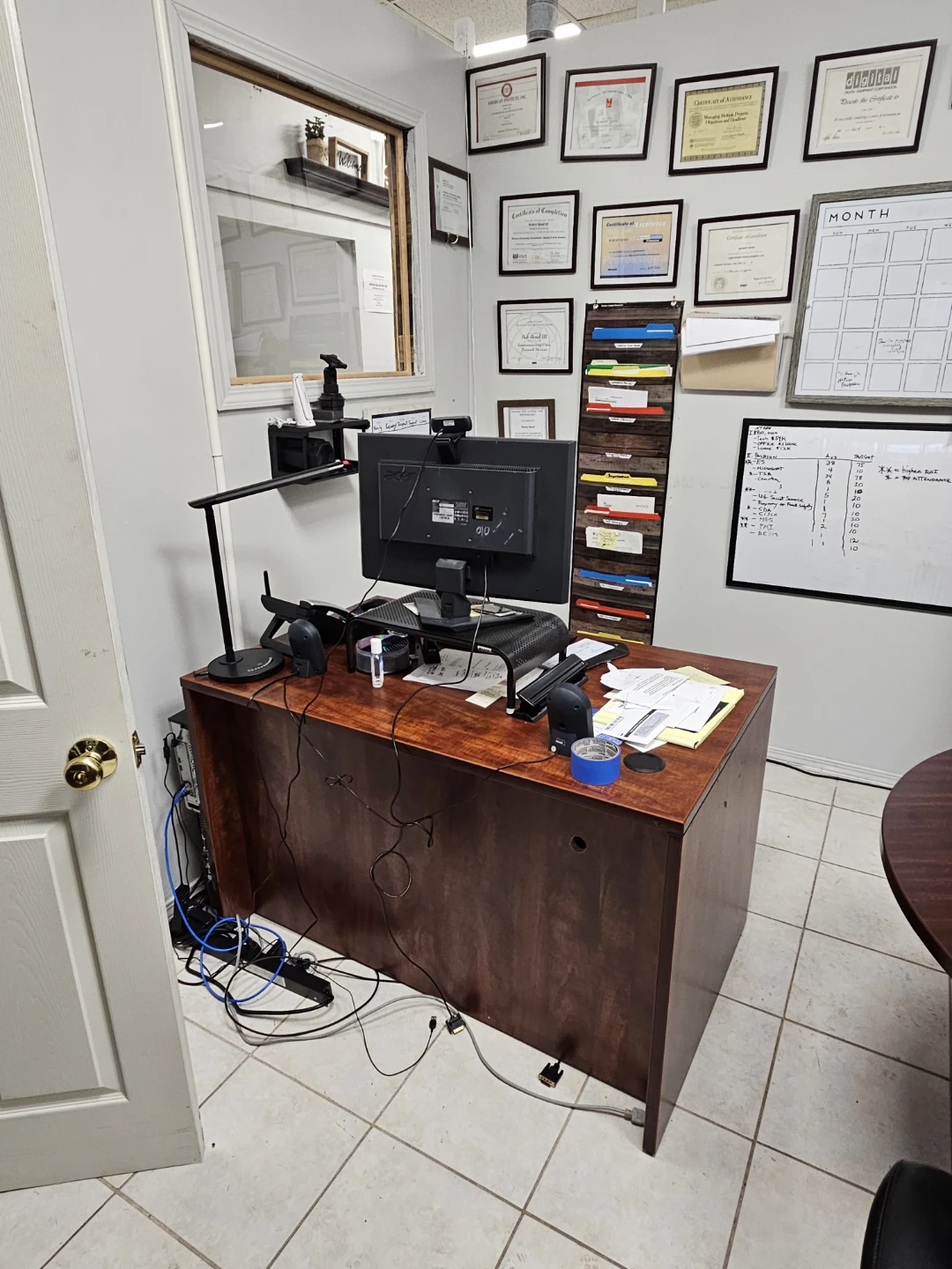 3 Wooden Executive Desks
