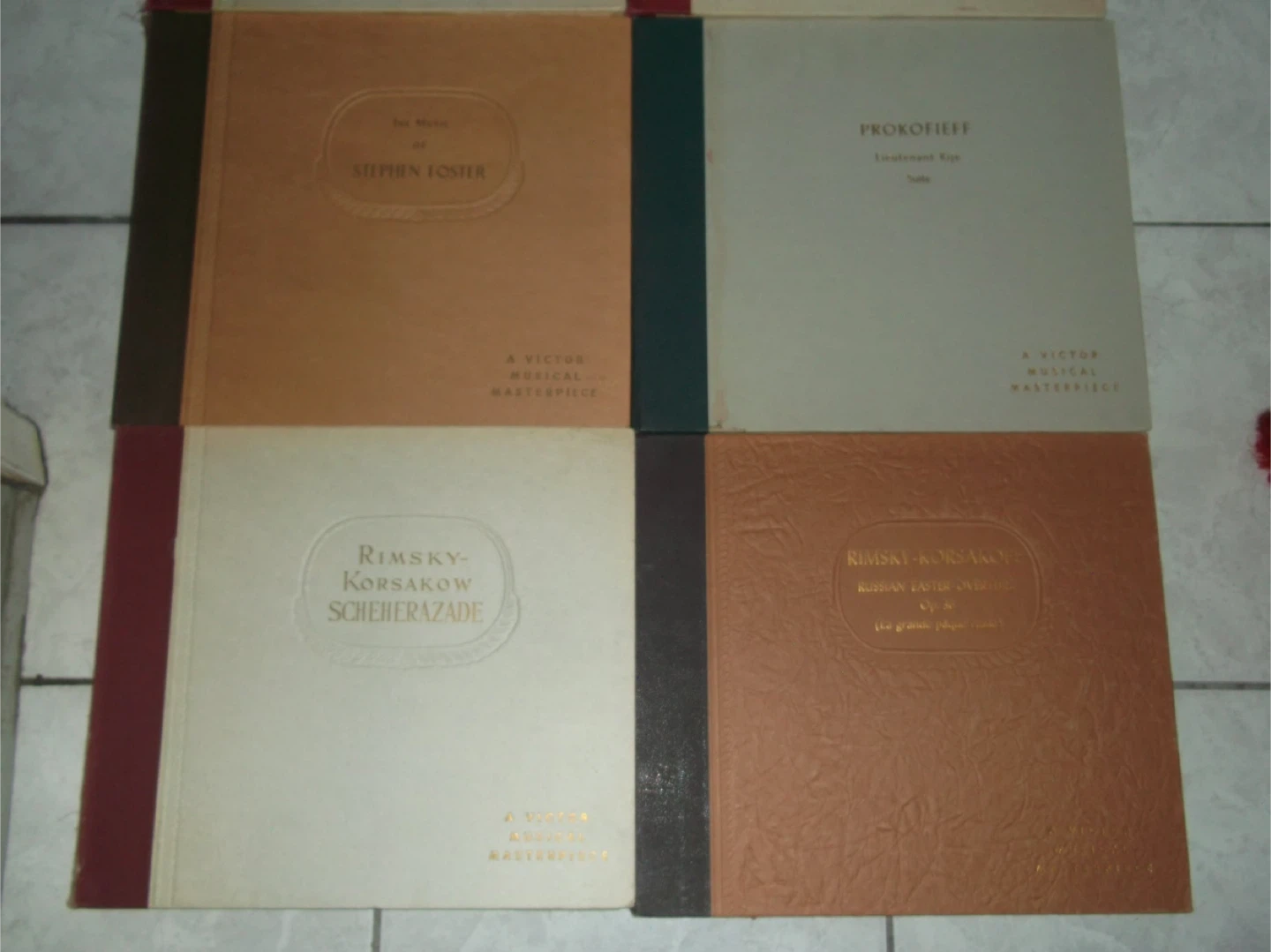A Victor Musical Masterpiece (Lot of 7 Vinyl 12” Records)!!