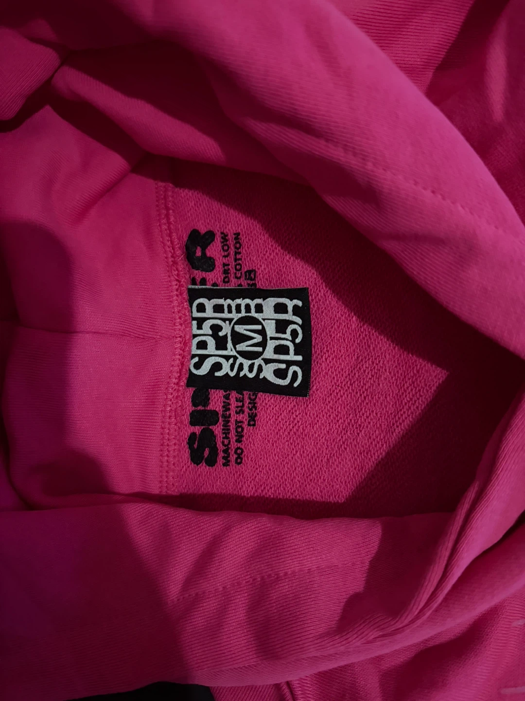 Sp5er Pink Hoodie "nevermind the spider, heres the slime" - photo 4