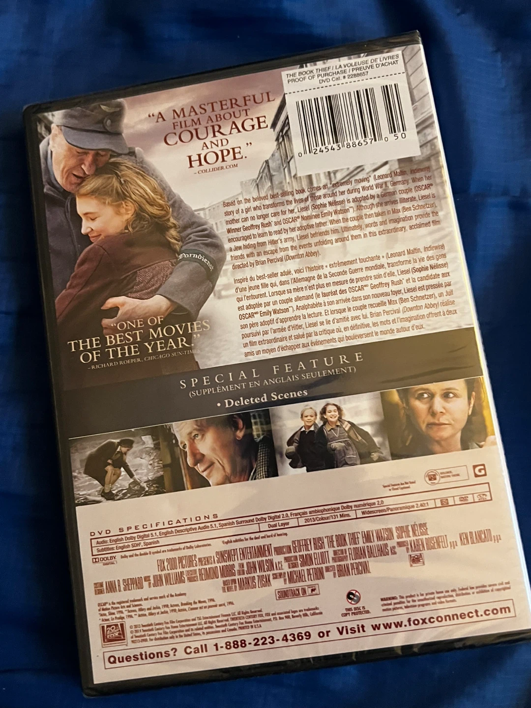 The Book Thief DVD - photo 3
