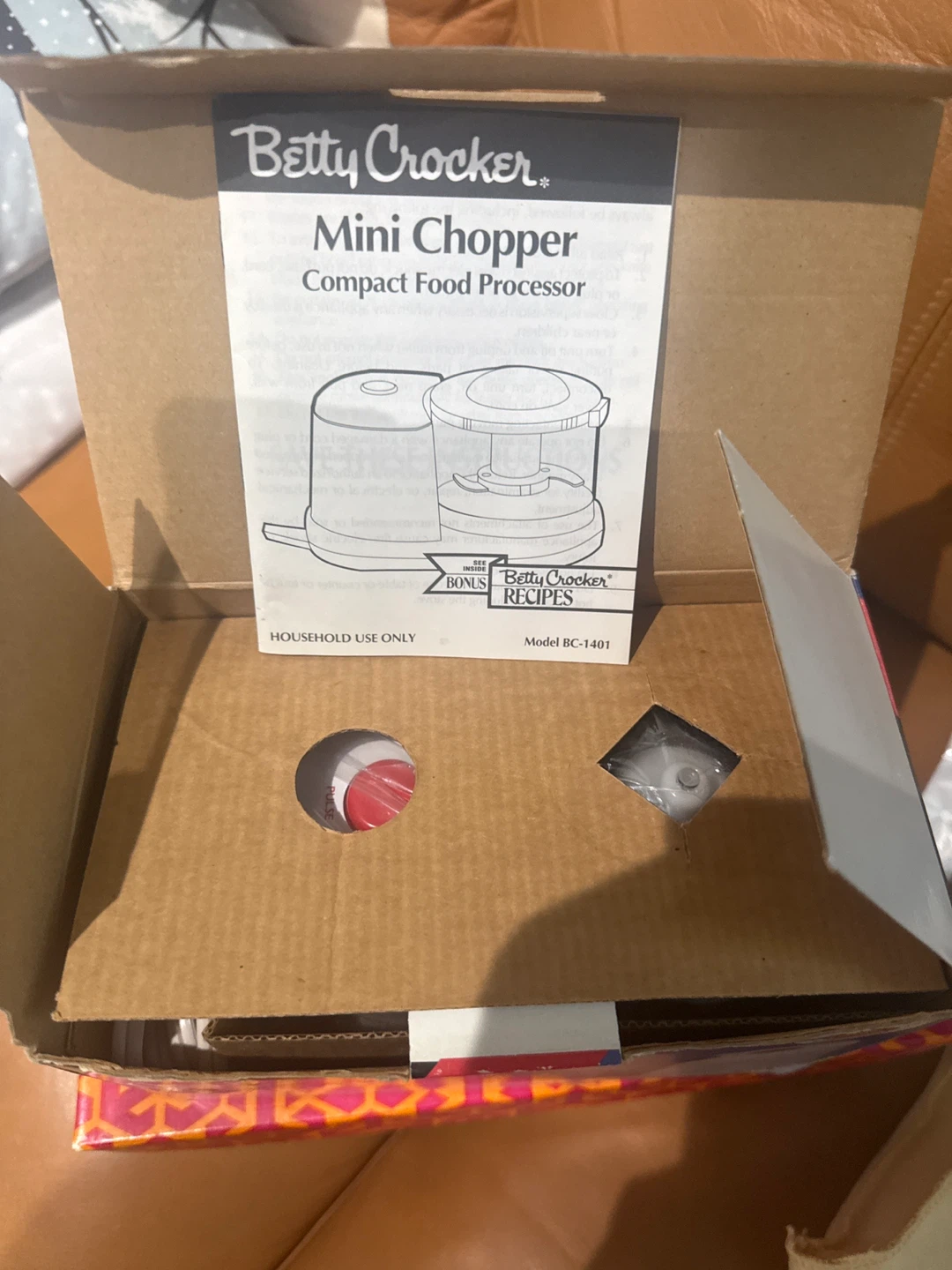Betty Crocker Mini Chopper Compact Food Processor BC-1401 - photo 2