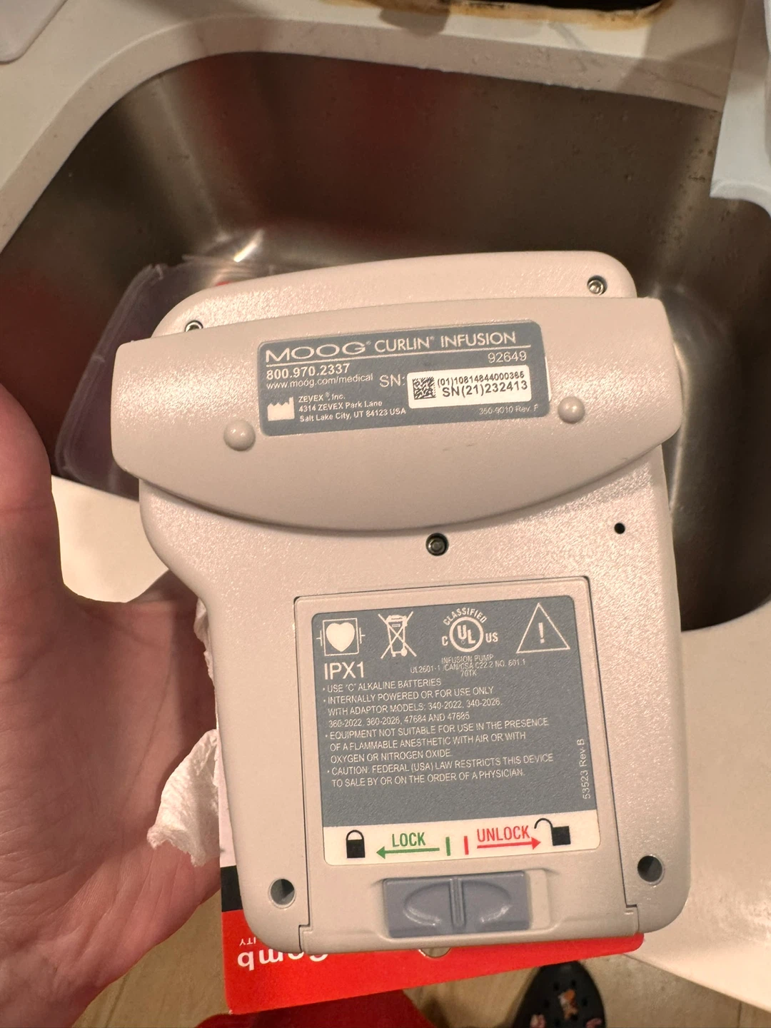 CURLLIN MEDICAL 6000 CMS Infusion Pump - photo 2