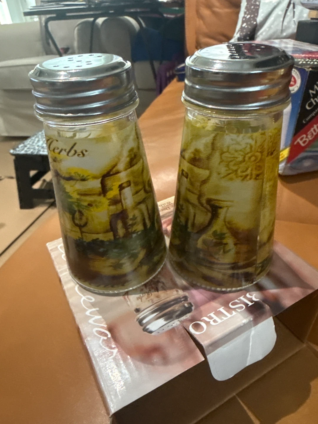 Bistro 4 oz "Provence" & "Herbs" Salt and Pepper Shakers - photo 2
