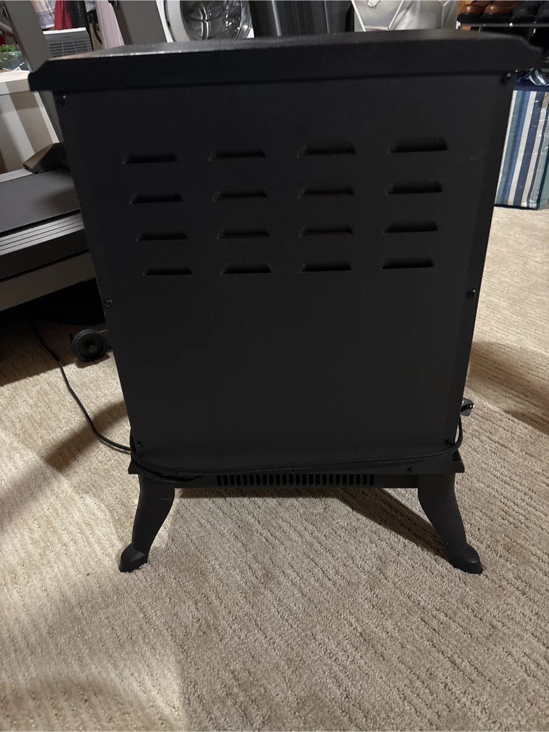 Black Electric Fireplace Stove - photo 2