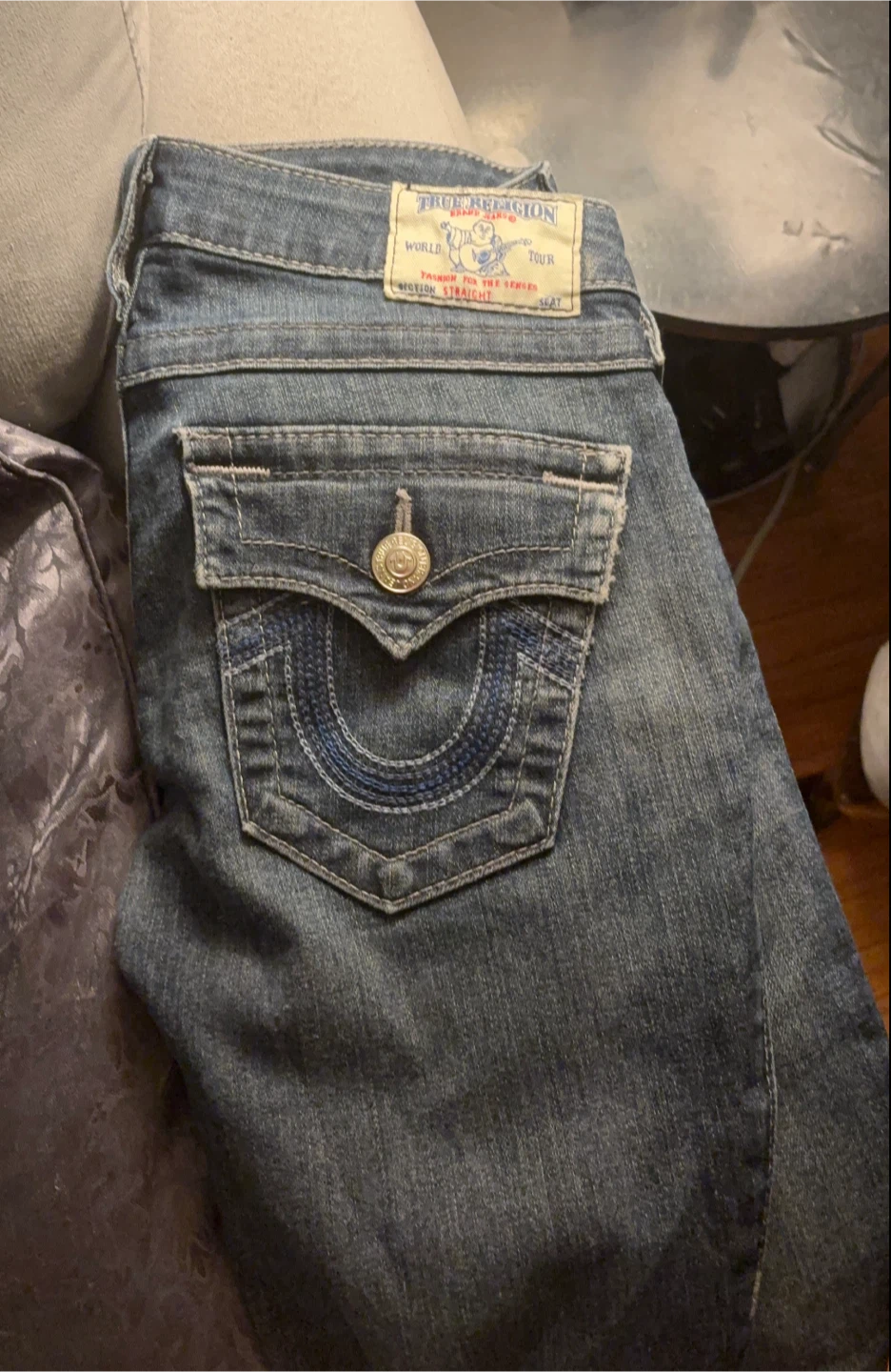 True Religion Straight Leg Jeans