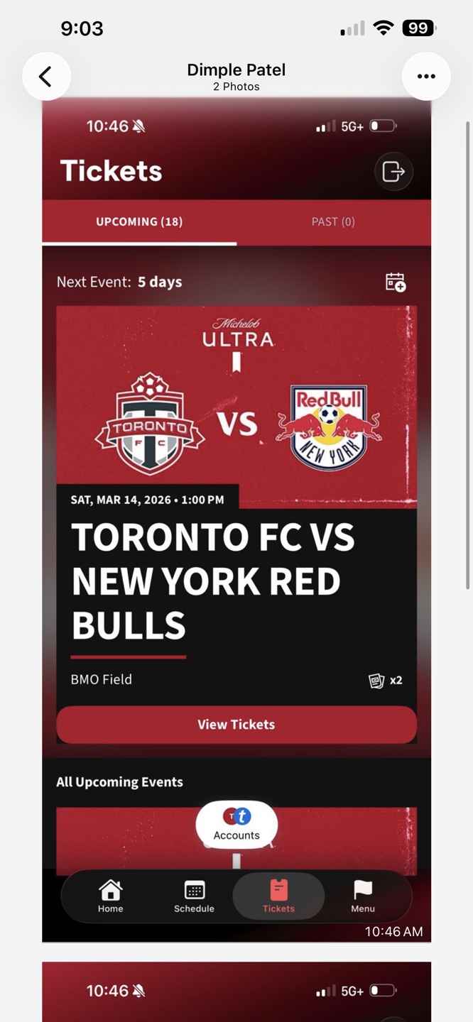 Toronto FC vs New York Red Bulls Soccer Tickets - photo 2