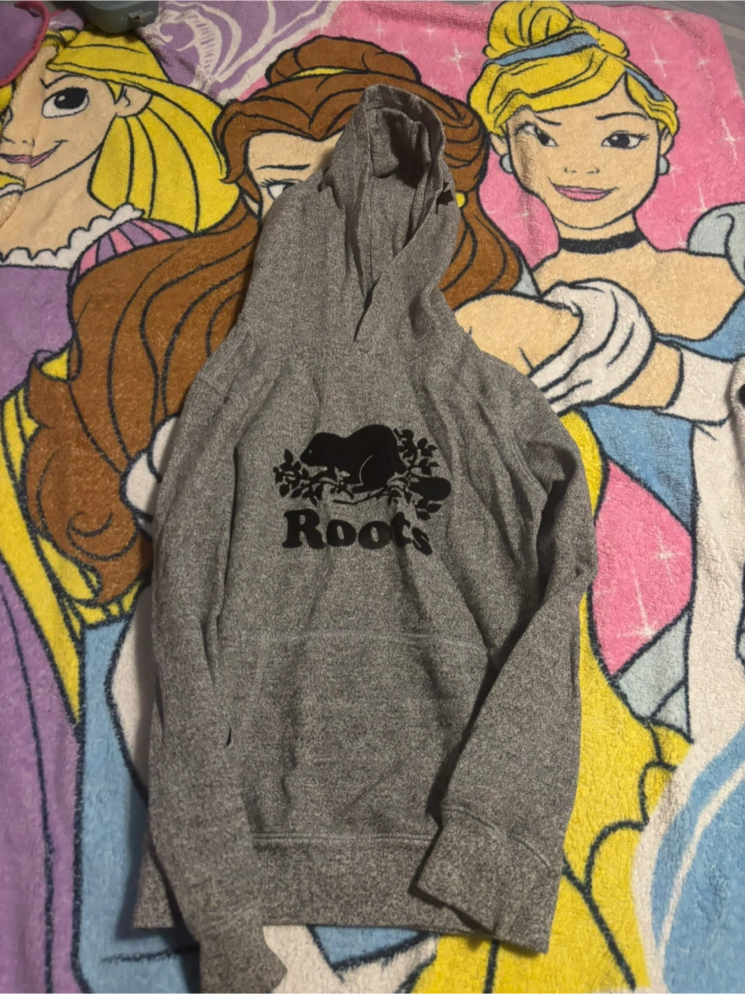 Roots Kids Grey Athletics Hoodie size 9/10