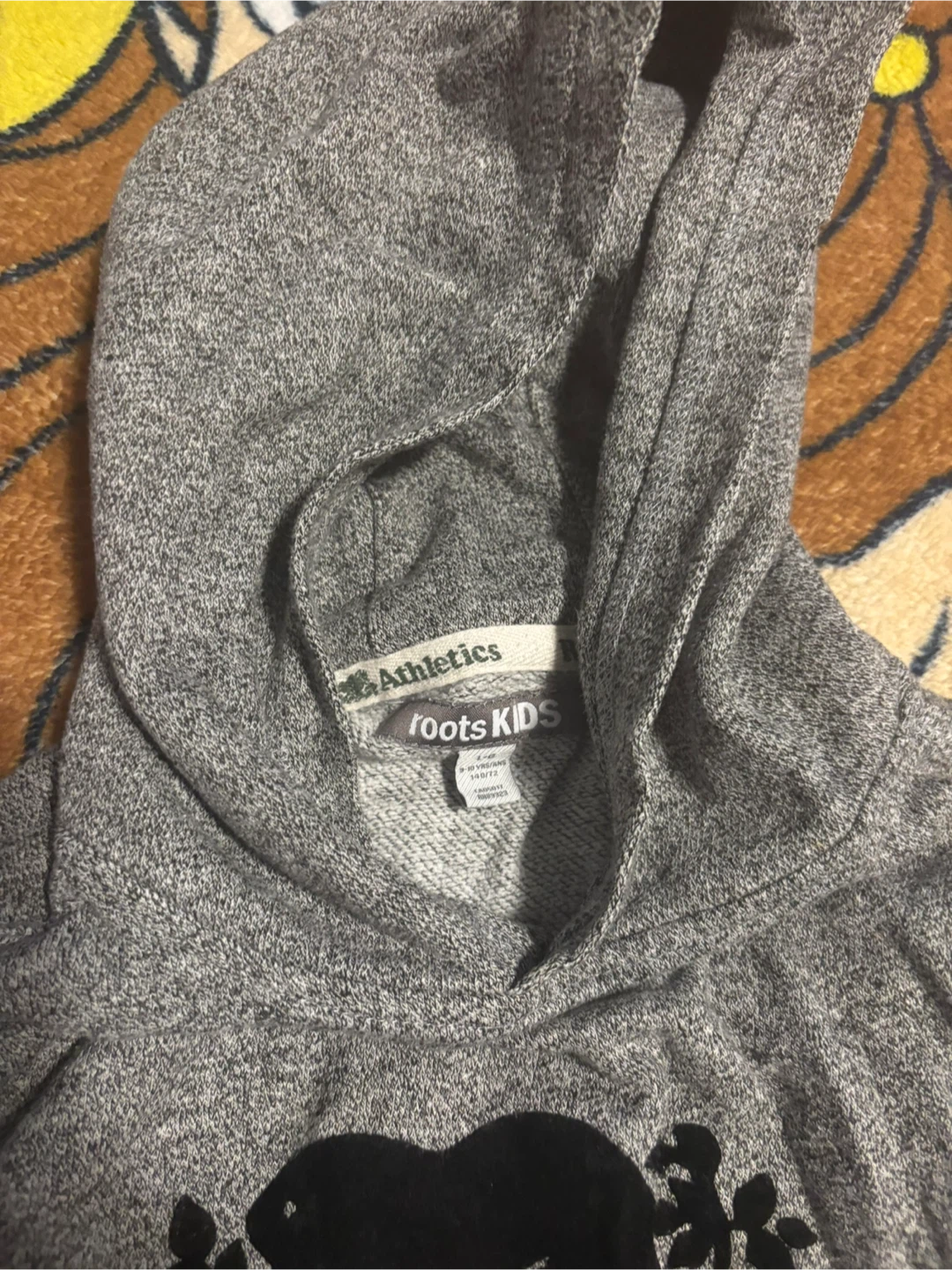 Roots Kids Grey Athletics Hoodie size 9/10 - photo 2