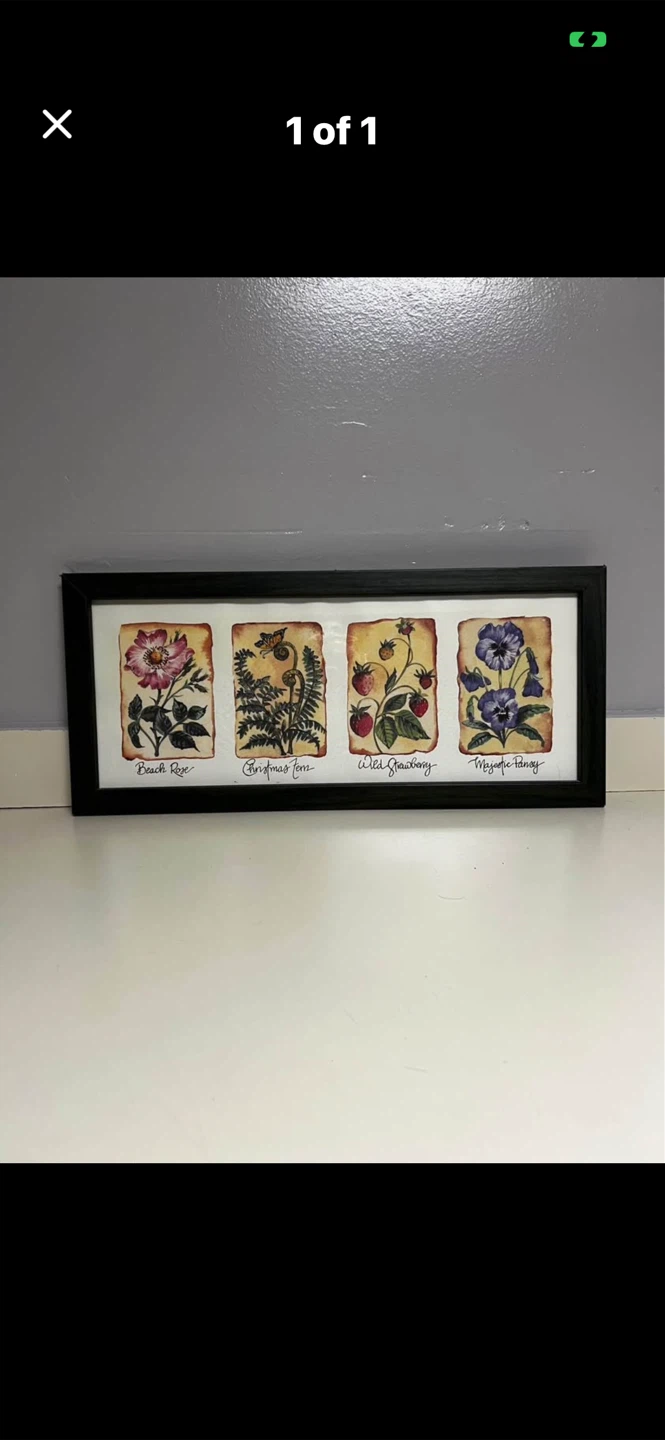 Kitchen wall frame decor
