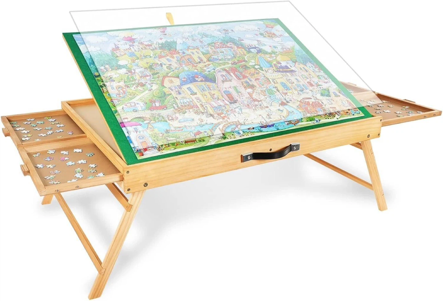 Puzzle Board  1500PCS Puzzle Table with Legs