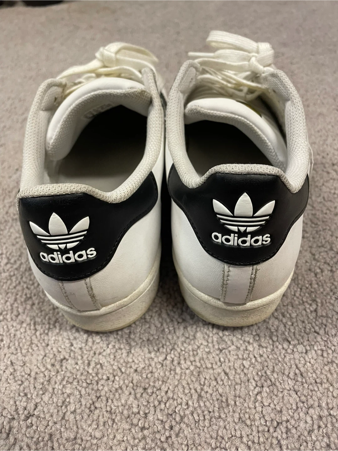 Adidas Superstar Sneakers White Black mens 10 - photo 4