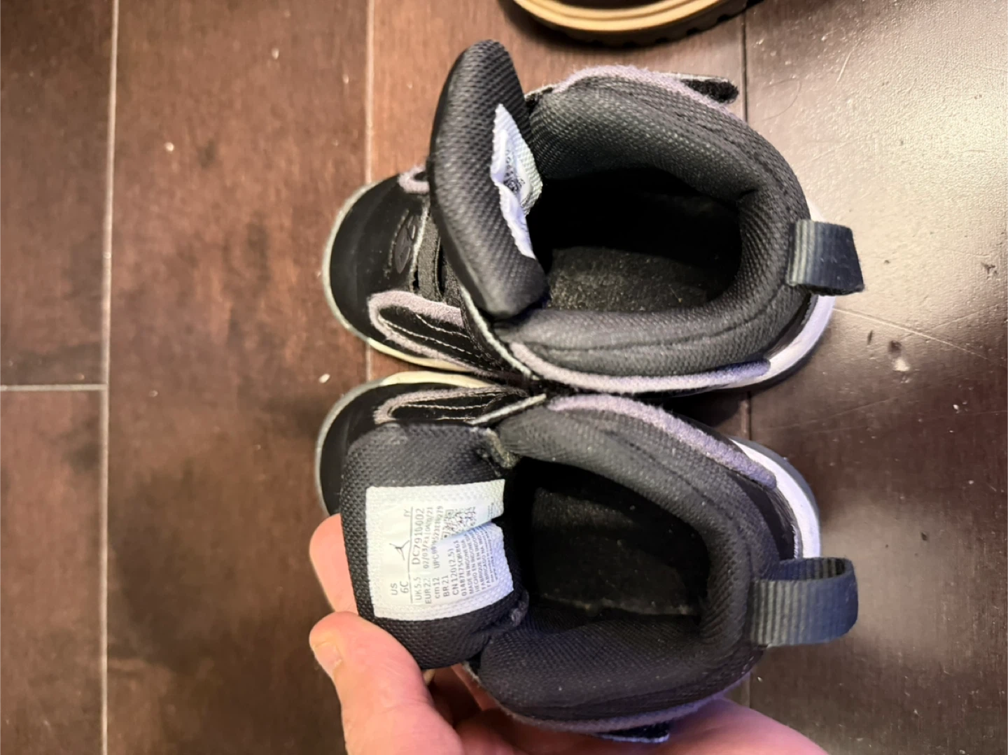 Jordan Toddler Crib Shoes Black - photo 4