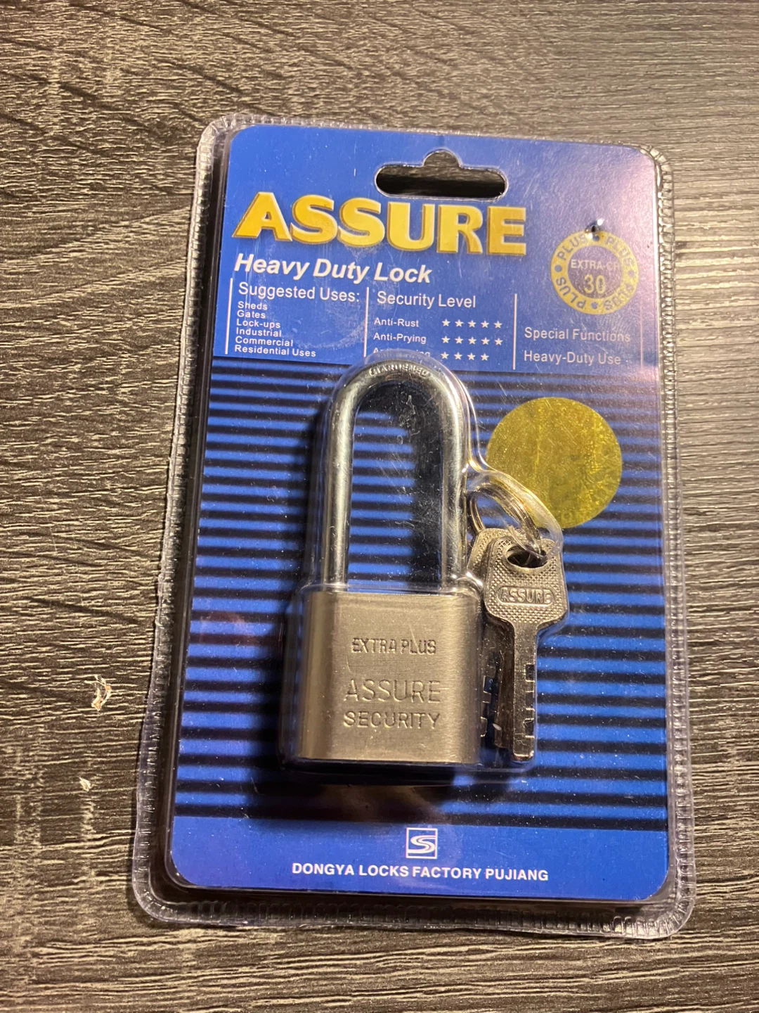 Masters lock