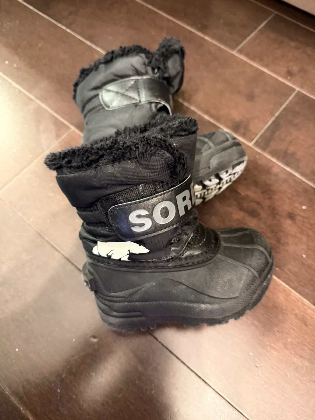 Sorel Black Winter Boots toddler 6 - photo 3