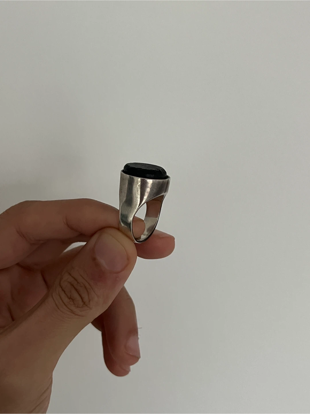 Julie Bégin Sterling Silver Charcoal Ring