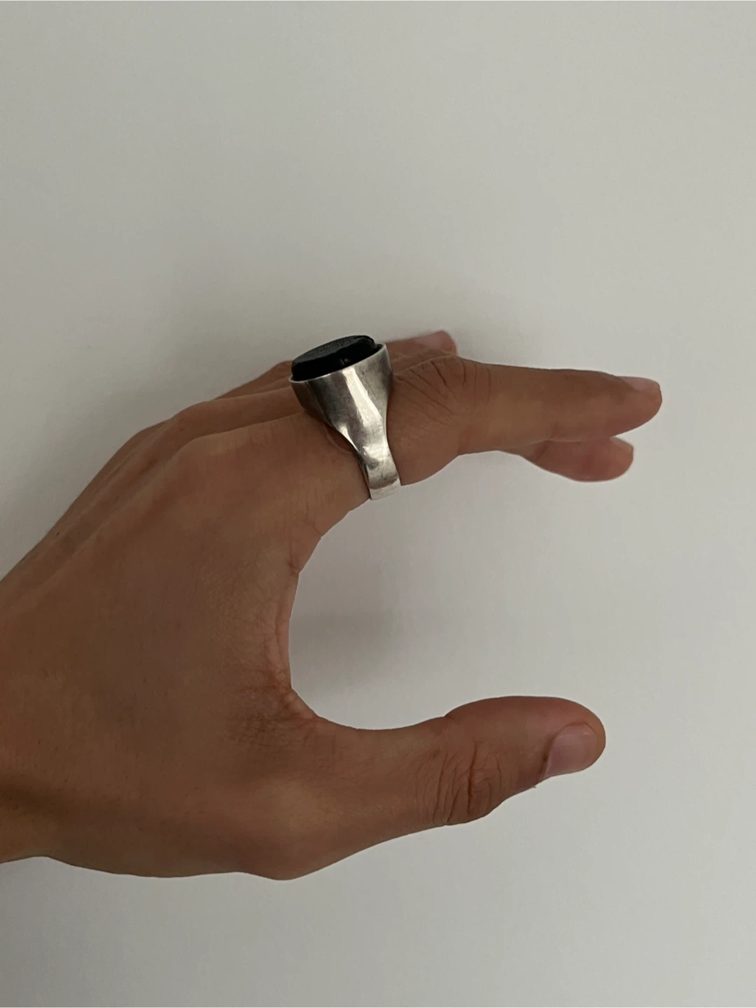 Julie Bégin Sterling Silver Charcoal Ring - photo 5