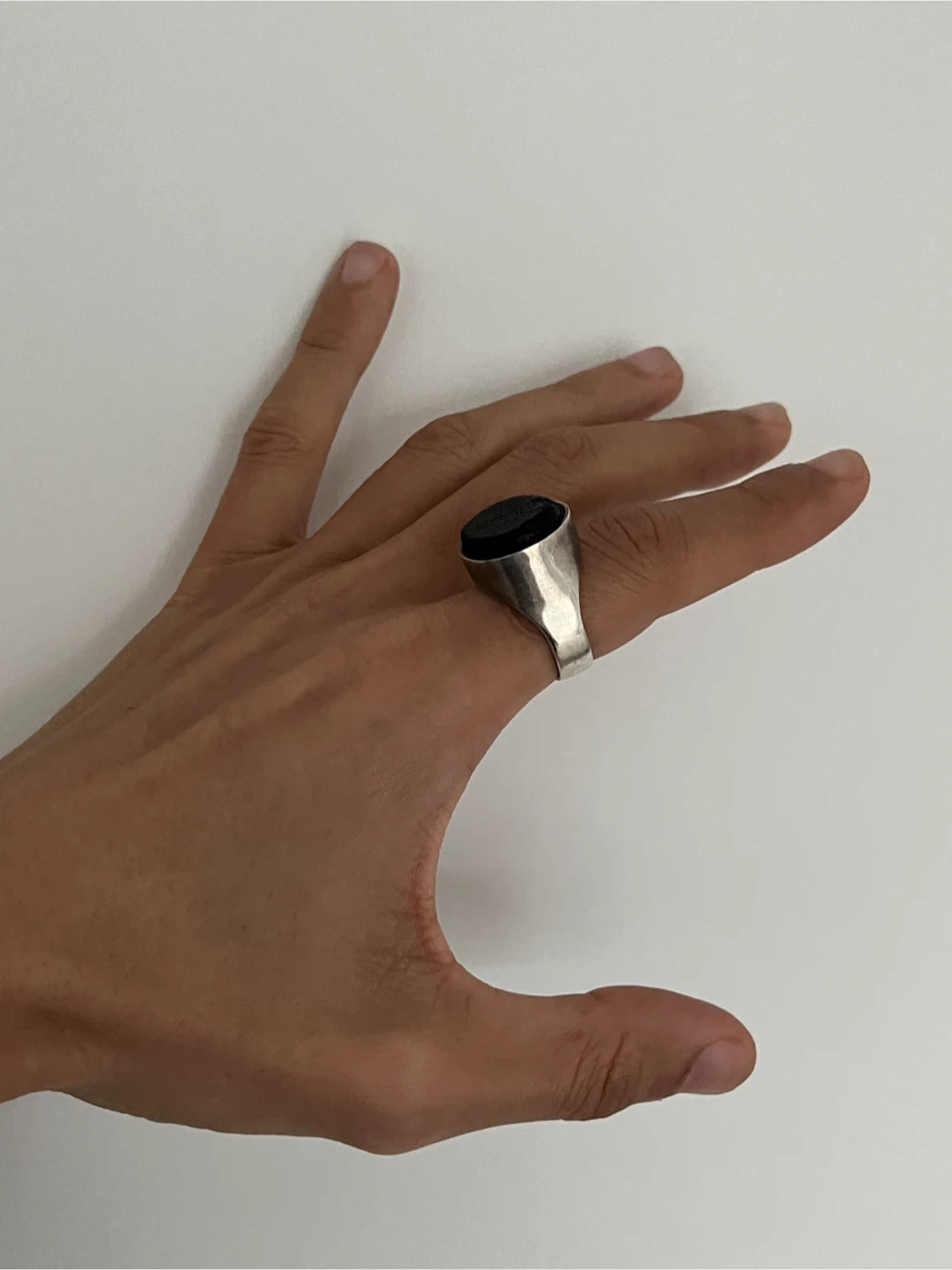 Julie Bégin Sterling Silver Charcoal Ring - photo 4