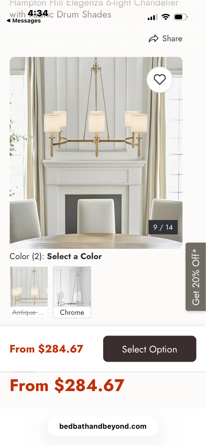 Hampton Hill Elegenza 6-Light Drum Shade Chandelier - photo 5