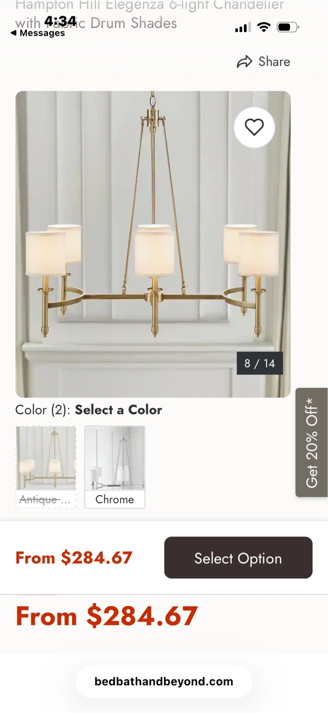 Hampton Hill Elegenza 6-Light Drum Shade Chandelier - photo 3