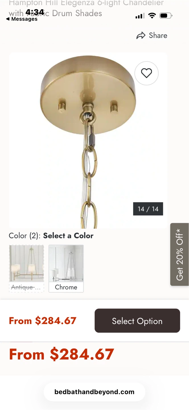 Hampton Hill Elegenza 6-Light Drum Shade Chandelier - photo 4