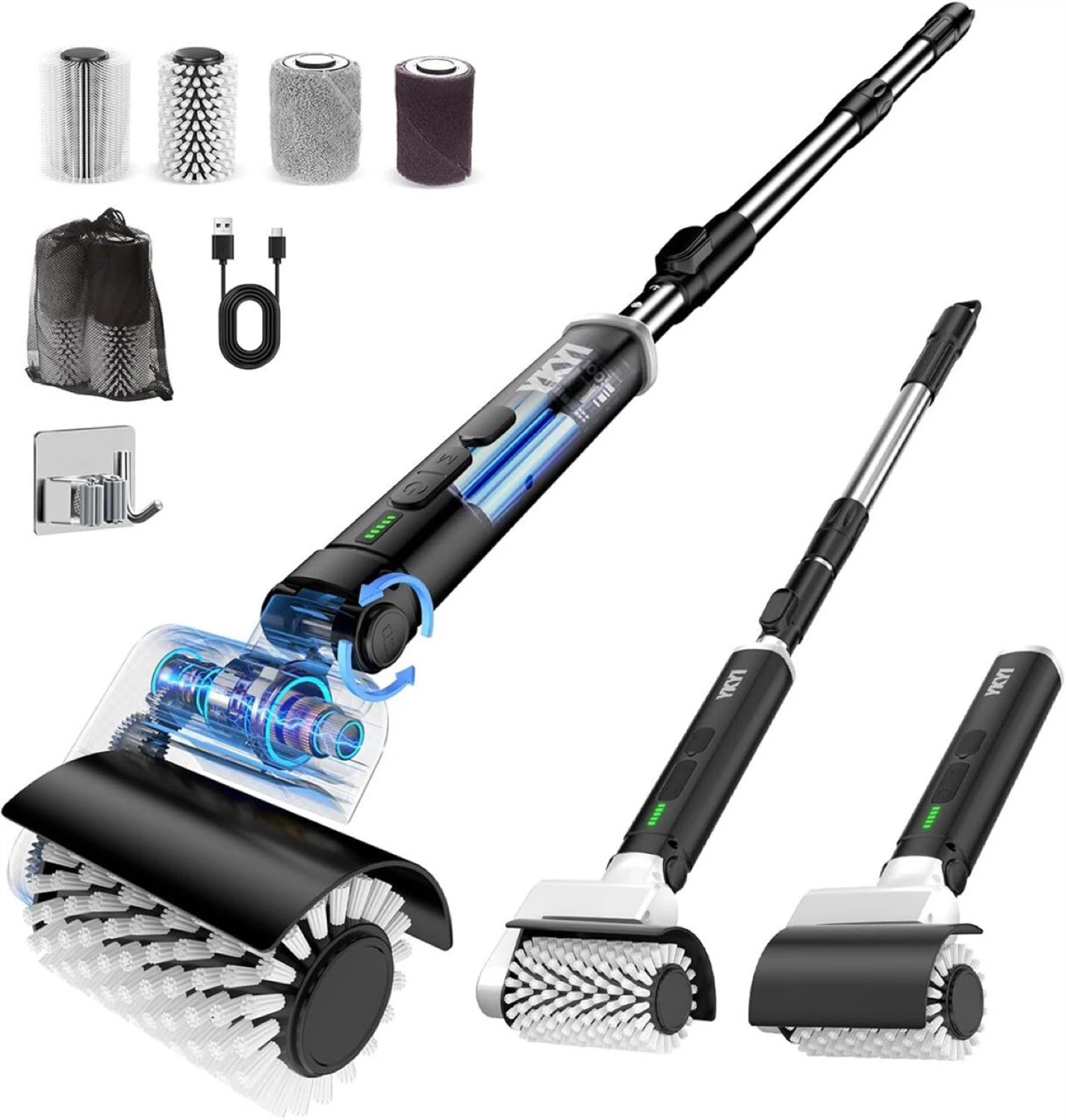 YKYI Electric Spin Scrubber: 4 Heads