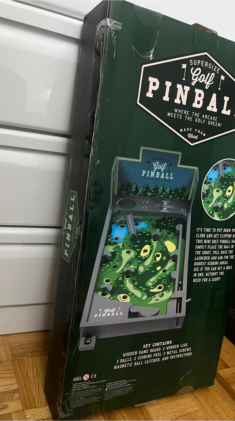 Supersize Golf Pinball Wooden Game Board - photo 3