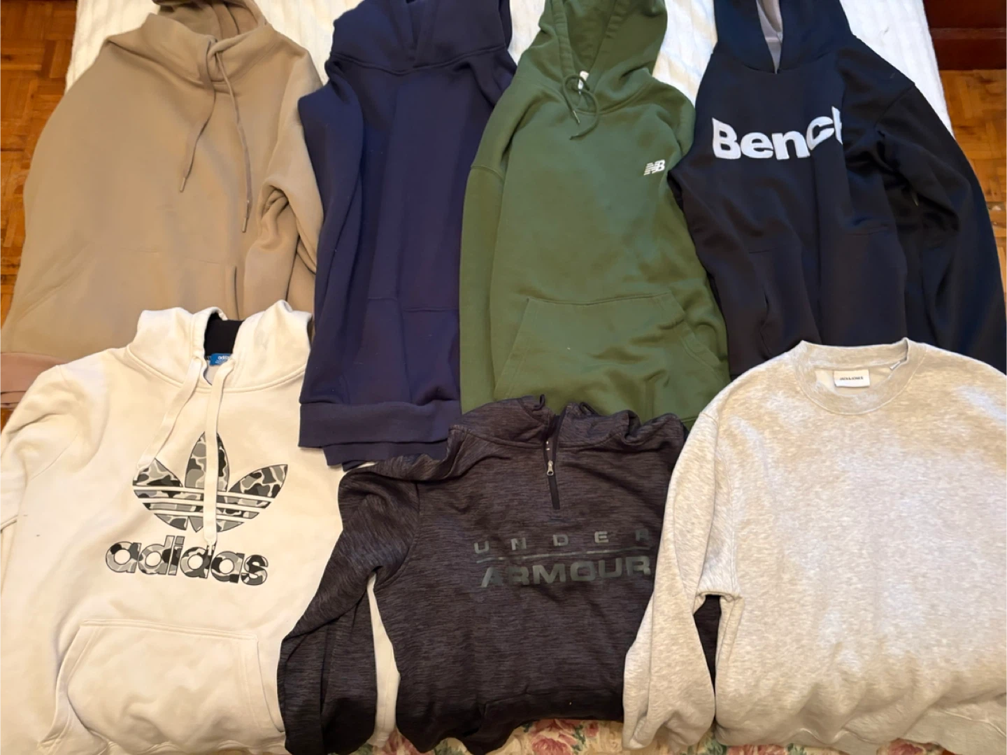 Bundle of Hoodies and Sweatshirts