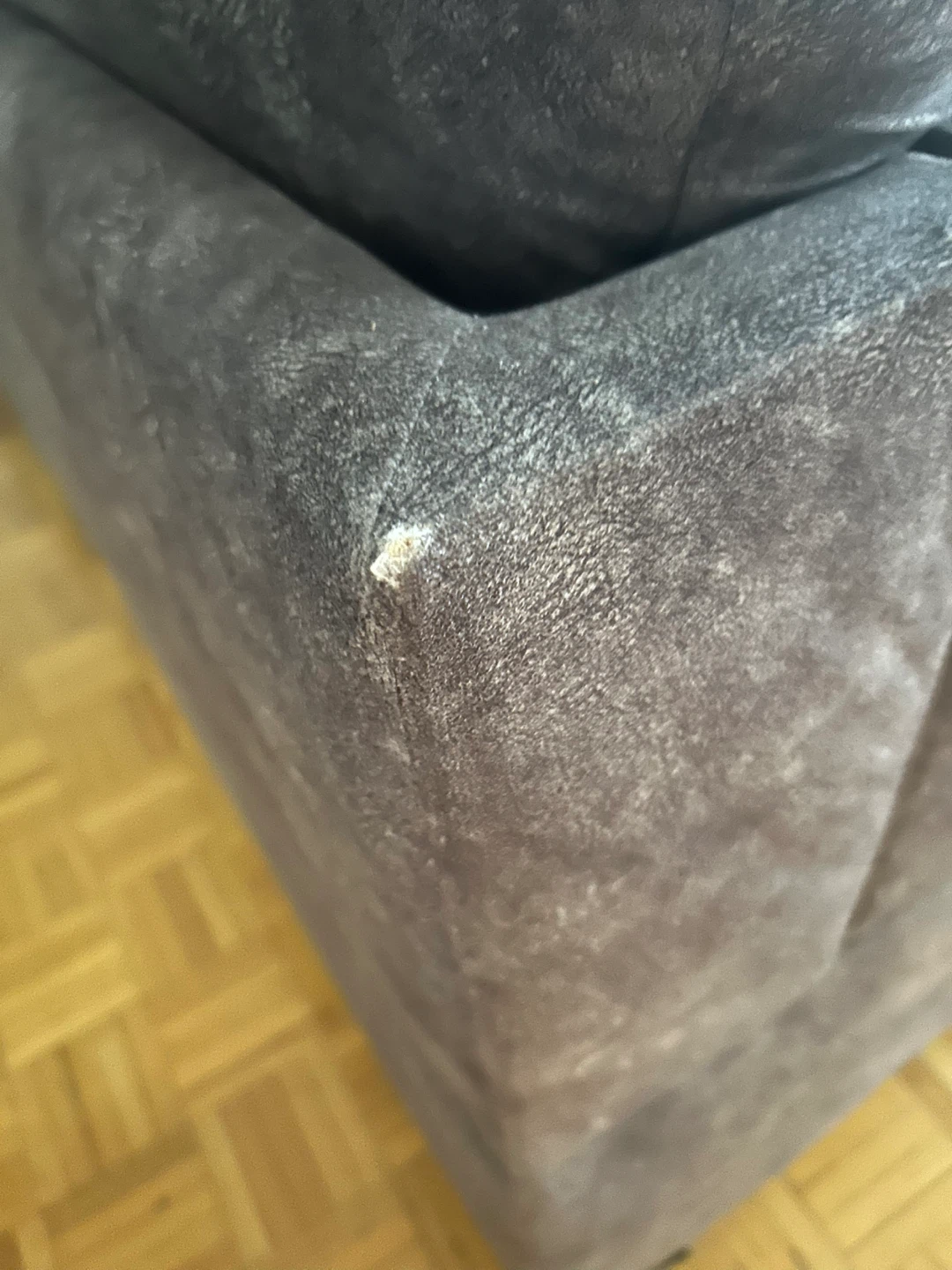 Grey L couch - photo 3
